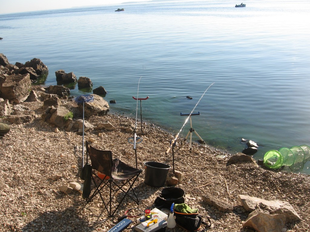 Рыбалка на фидер в реке Волга
